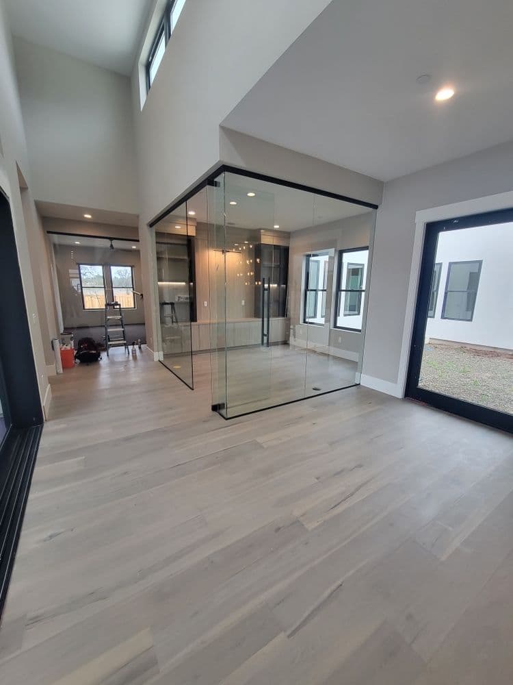 Glass Partition Installation-image