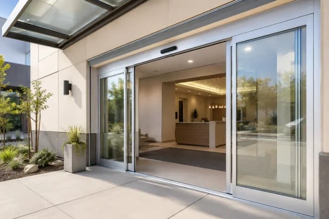 Swing vs. Sliding Glass Doors for Sacramento Businesses: Which Fits Your Entrance?-image